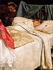 John Everett Millais Famous Paintings - Sleeping